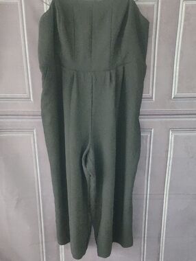 a new day Black Wide-Leg Strapless Jumpsuit
